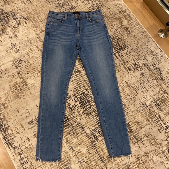 Mid Rise Skinny Blue Jeans - Picture 2 of 3